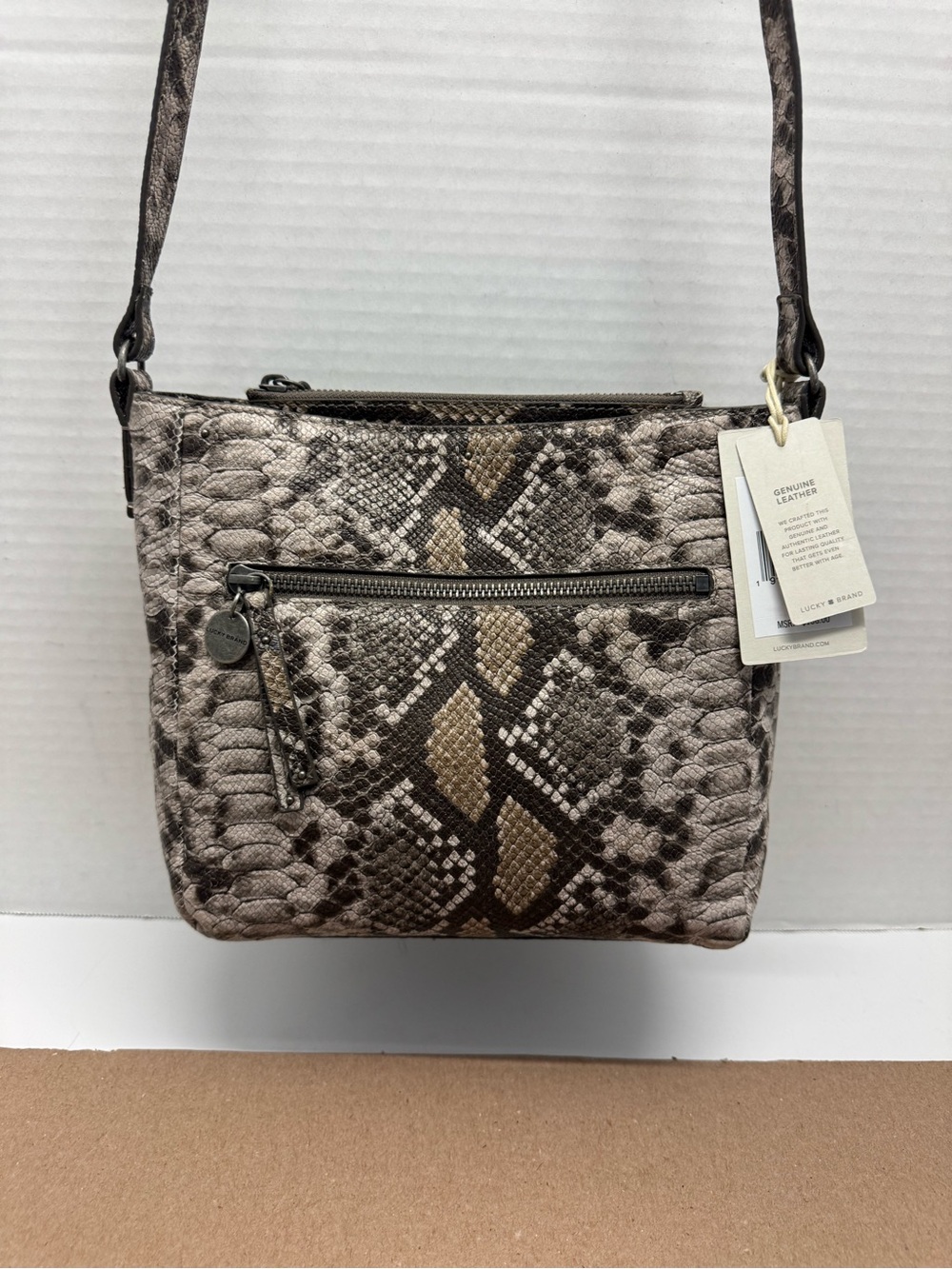 Lucky Brand Genuine Leather Eddo Crossbody Bag